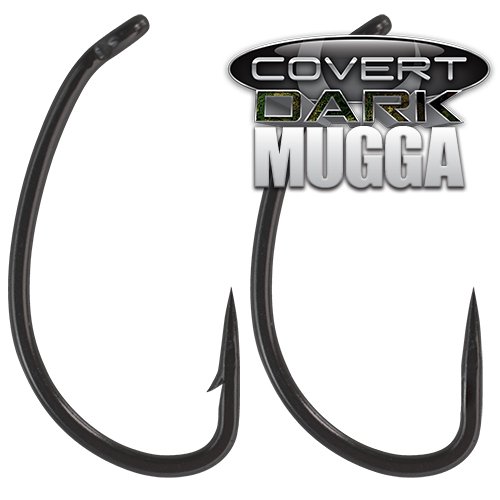 Gardner Tackle NEW Covert DARK Longshank Mugga Carp Fishing Hooks Barbed Curve