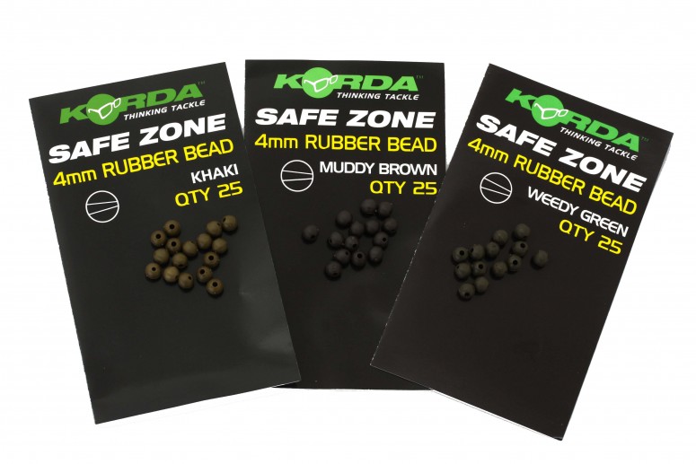 Safe zone 4mm rubber bead 25 stuks