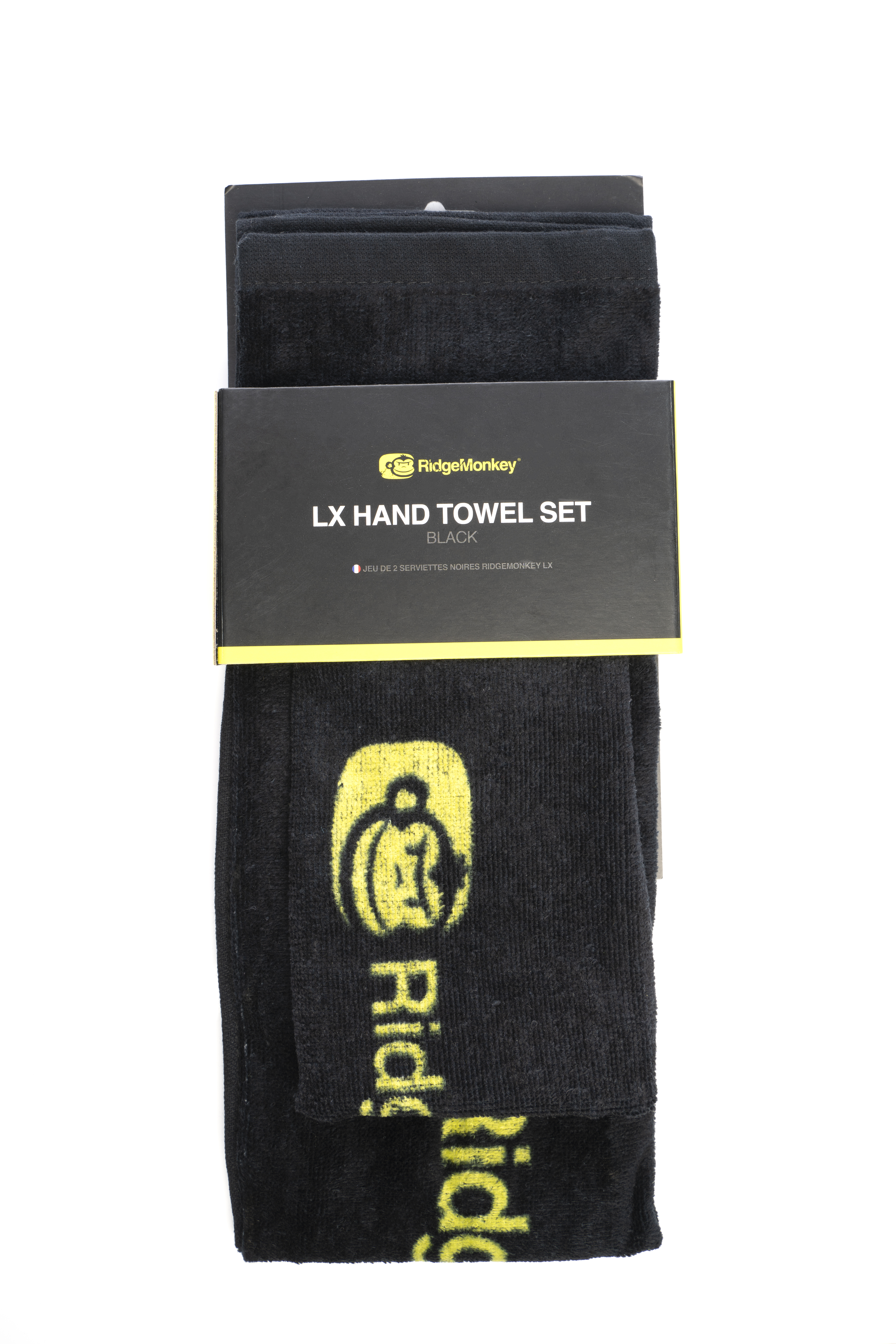 Ridgemonkey LX Hand Towel Set Black
