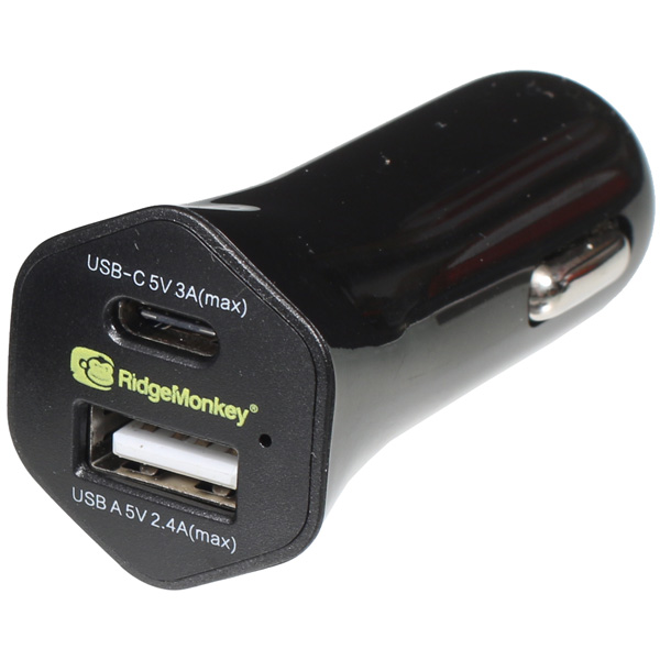Ridgemonkey Vault 15w USB-C Auto lader
