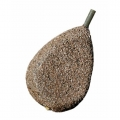 Texture coated inline flat pear