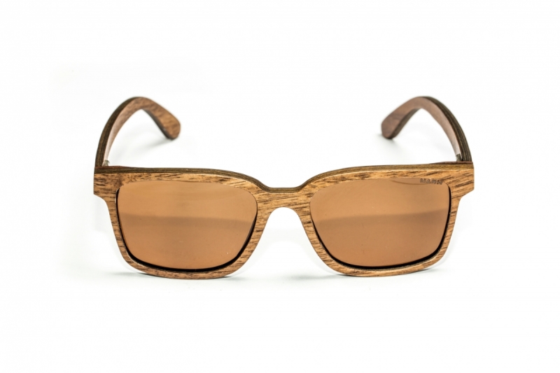 Nash Timber sunglasses green, houten zonnebril, amber, poloroid,  gepoloriseerd
