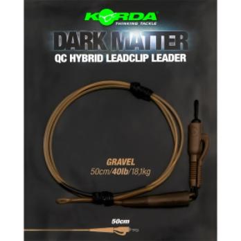 Korda Dark Matter QC Hybrid Clip Leader 1 meter