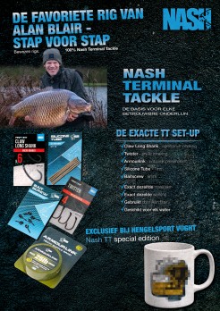Alan Blair Slip D Rig Pakket incl Gratis  Nash  Heat Changing Mok