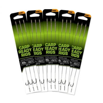 Fox Carp Ready Rigs Wide Gape  (3stuks)