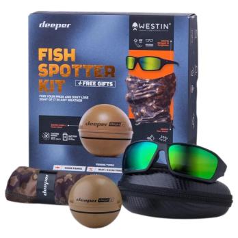 Deeper Smart Sonar CHIRP+ 2 Met gratis Westin zonnebril en Nekwarmer !!