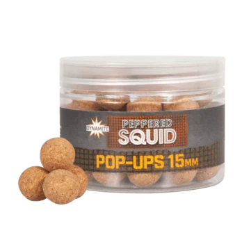 Dynamite Baits Peppered Squid Foodbait Pop Ups 15mm