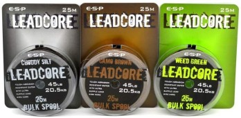 ESP Leadcore Bulk Spool 25 meter