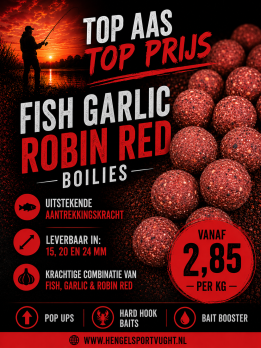 Fish Garlic Robin Red Boilies 95 kg