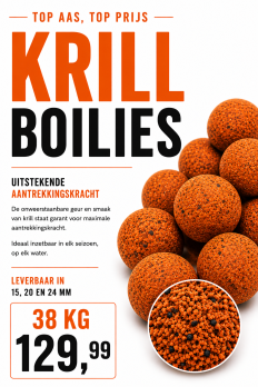 Krill Boilies 15mm 38 kg