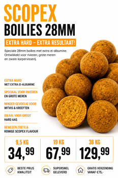 Scopex Boilies 9,5 kg 28 mm