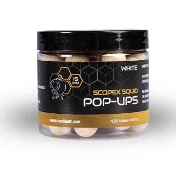 Nash Scopex Squid Pop Ups 15mm White