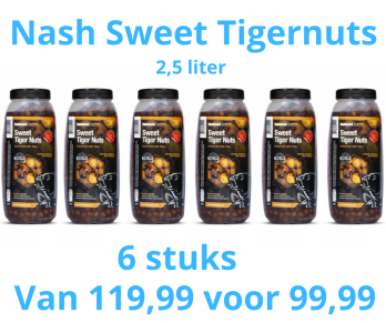 Nash Sweet tigernuts Doos 6x 2,5 liter