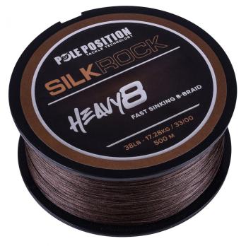 Pole Position SilkRock Heavy8 Fast Sinking Braid 500 meter 33/100