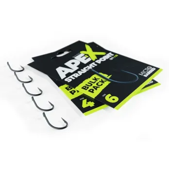Ridgemonkey Ape-x Straight Point Hook Bulk Pack 25 st