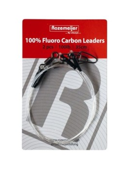 Rozemeijer 100% Fluoro Carbon Leaders 35cm 2pcs