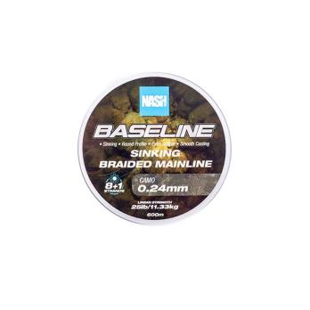 Nash Baseline Sinking Braid Camo 600 meter