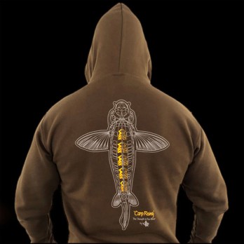 Vass Carp Rising Hoodie Khaki Edition