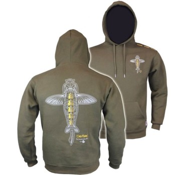 Vass Carp Rising Hoodie Khaki Edition