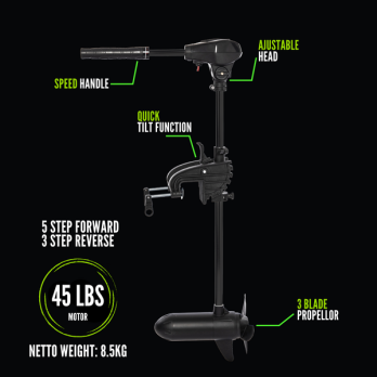 Pro Line  45 lbs Trolling Motor Black