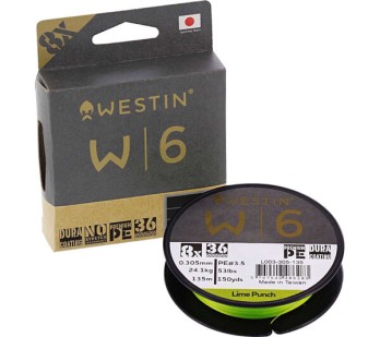 Westin W6 8-Braid 135m/150yds Lime Green