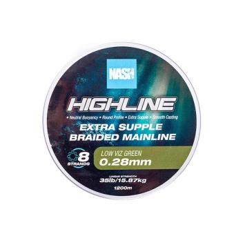 Nash Highline Extra Supple Braid Green 600 meter
