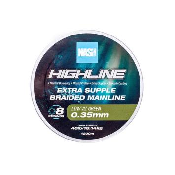 Nash Highline Extra Supple Braid Green 600 meter